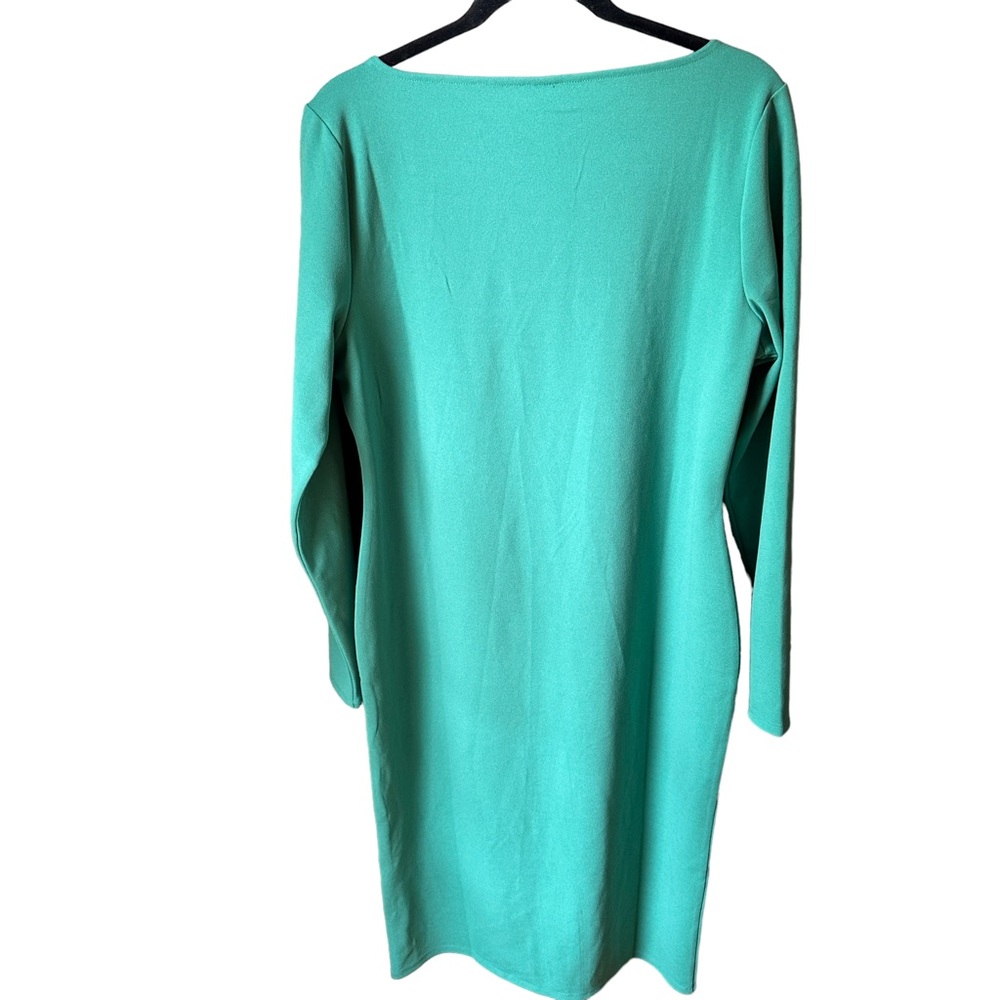 NWT H&M Square Neck Green Dress | Size XL - Picture 8 of 9